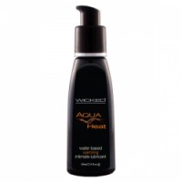 Wicked Aqua Heat Water Based Lubricant 60ml